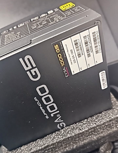 EVGA Supernova 1000 G5 Power Supply 80 + Plus Gold 1000W Fully Modular Fan READ