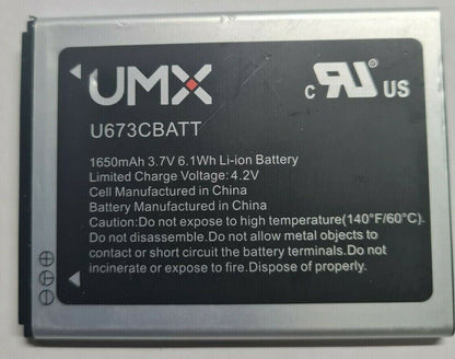 Battery U673CBATT For Unimax UMX U673C U673 Bateria 4.2v 1650mAh Original OEM