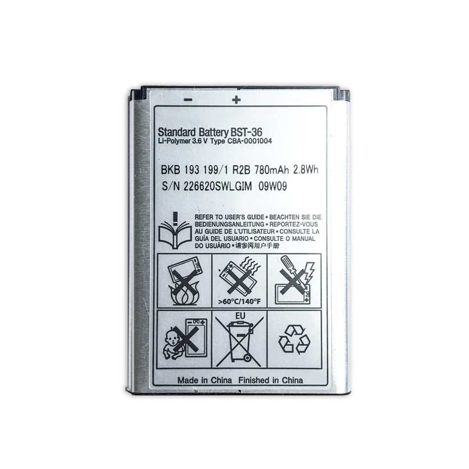 Battery BST-36 For Sony Ericsson J300 K310 T270 w200 W902 Z310 Z550 T280 K510