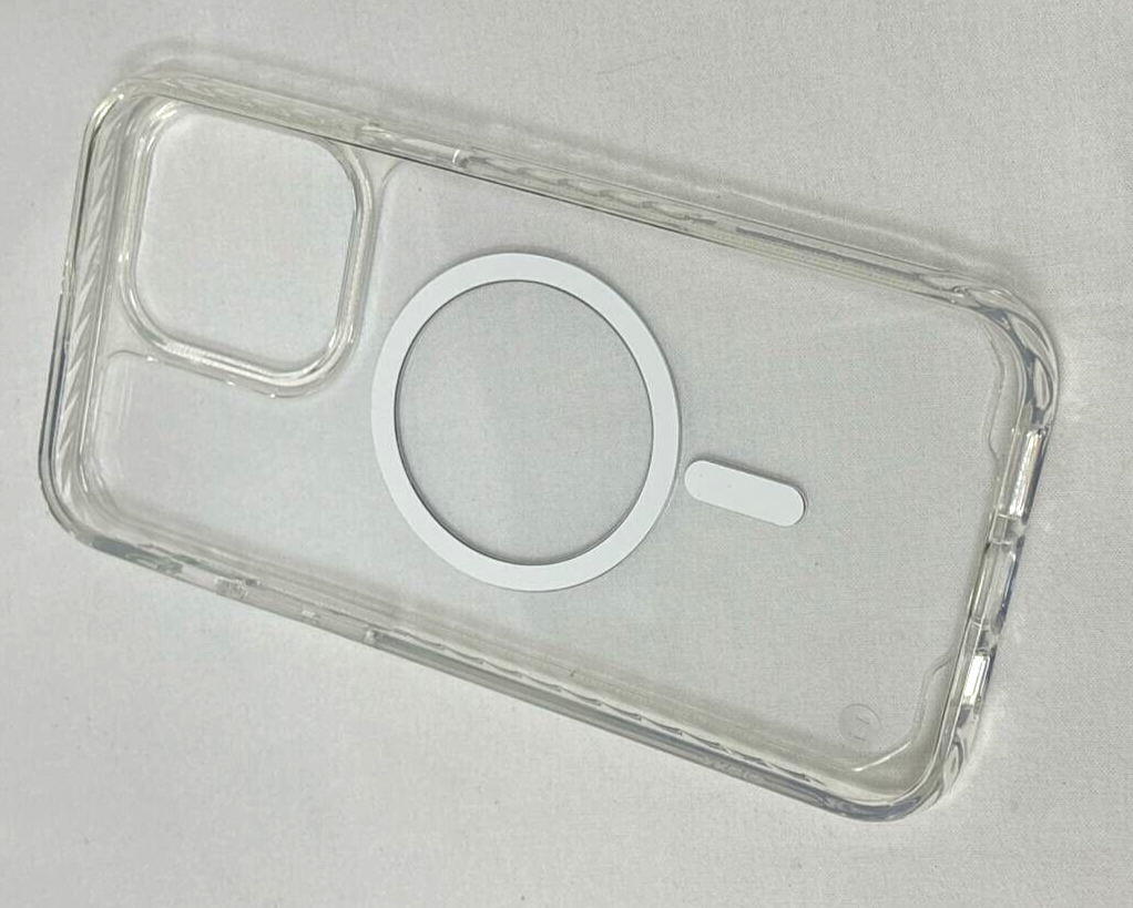 CLCKR G-Form Diamond MagSafe Case for iPhone 15 Pro Max 6.7" Clear Back Cover