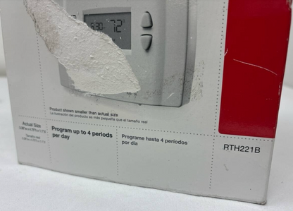 Honeywell Programmable Thermostat RTH221B1021 Digital Display Program Thermostat