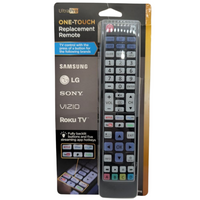 GE UltraPro Backlit OneTouch Universal Remote Control For Samsung LG Sony Vizio