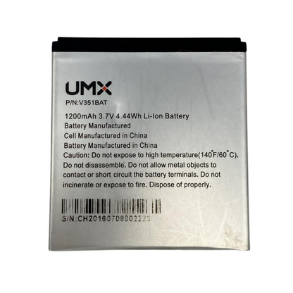 Battery V351BAT For UNIMAX UMX  SN357 MAXquartz V351 1200mAh 3.7V  Original