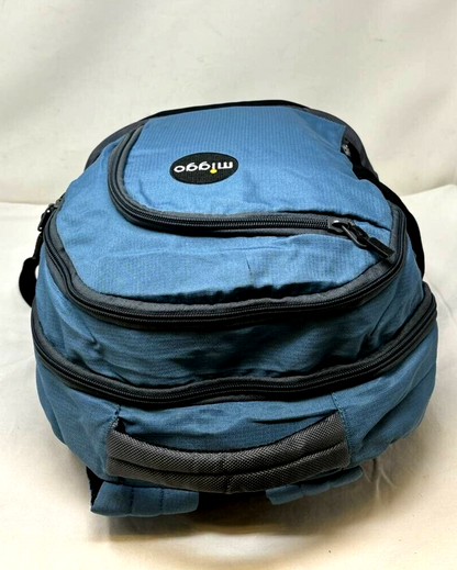 Miggo Style Midtown Genius Backpack Macbook Laptop 15 in Tablet 10 in Blue Stron