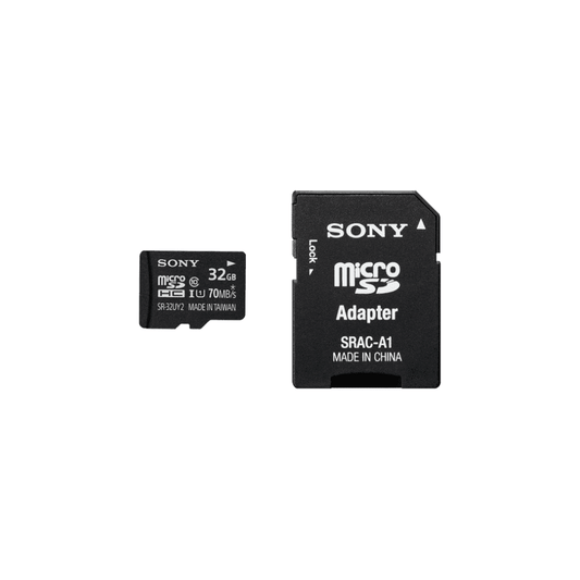 Sony Micro SDHC 32GB High Speed Memory Card Class 10 Adapter Included Original