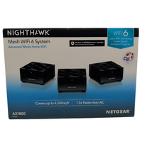 Netgear Nighthawk MK63S Mesh WiFi 6 System AX1800 Pack of 3 Not Working READ