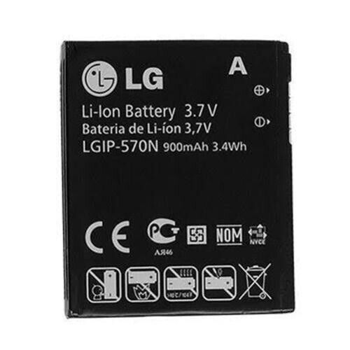 Battery LGIP-570N For LG GM310 KV600 KV800 GD570 DLITE GS505 SENTIO OEM 900mAh