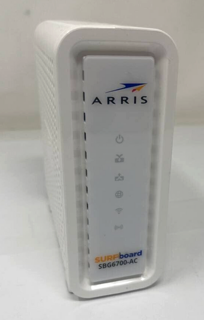 Arris SURFboard SBG6700AC Cable Modem WiFi AC1600 Router DOCSIS 3.0 White OEM