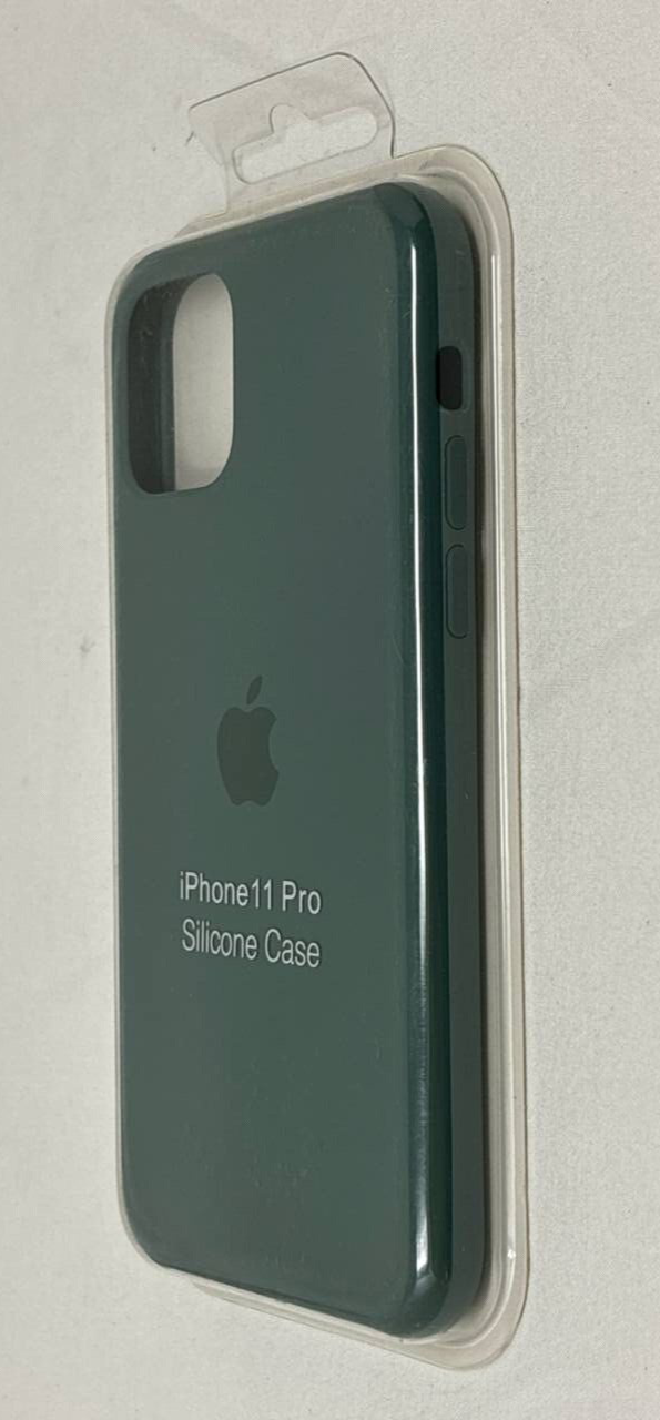 Green Silicone Back Case for iPhone 11 Pro Protective Cover MWY18FE/A Slim