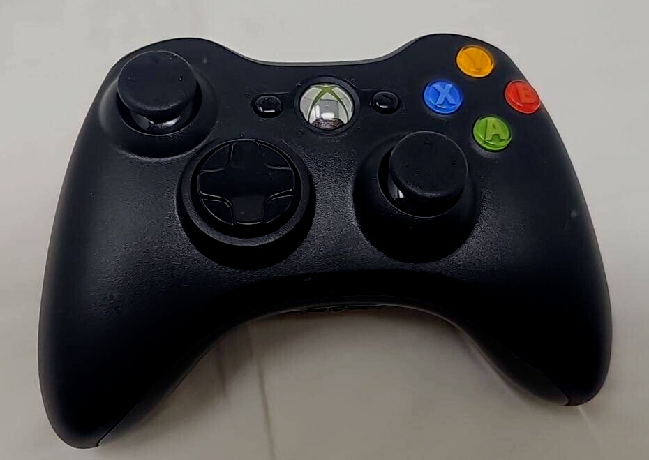 Microsoft Wireless Controller 1460 Joystick Gamepad Black Original for Xbox 360