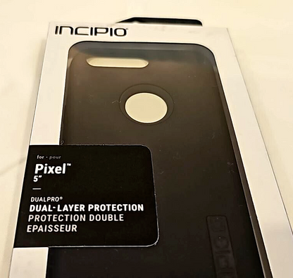 Incipio DualPro Protective Case Dual Layer Google Pixel 1 Gen Cover 5" Black