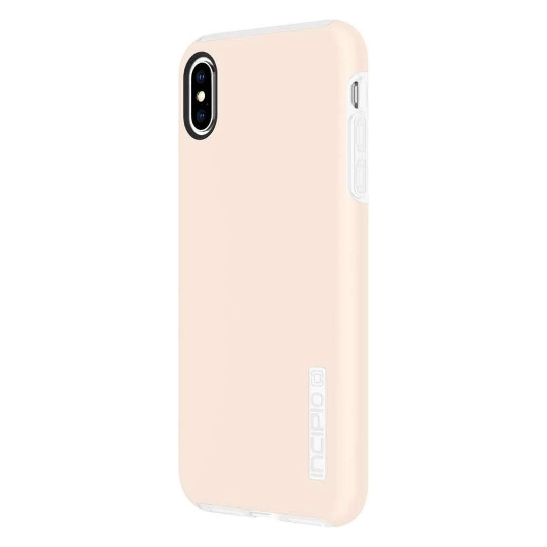 Incipio Dual Pro Case for iPhone XS Max Cover 6.5" ShockProof Rose Blush - Pale