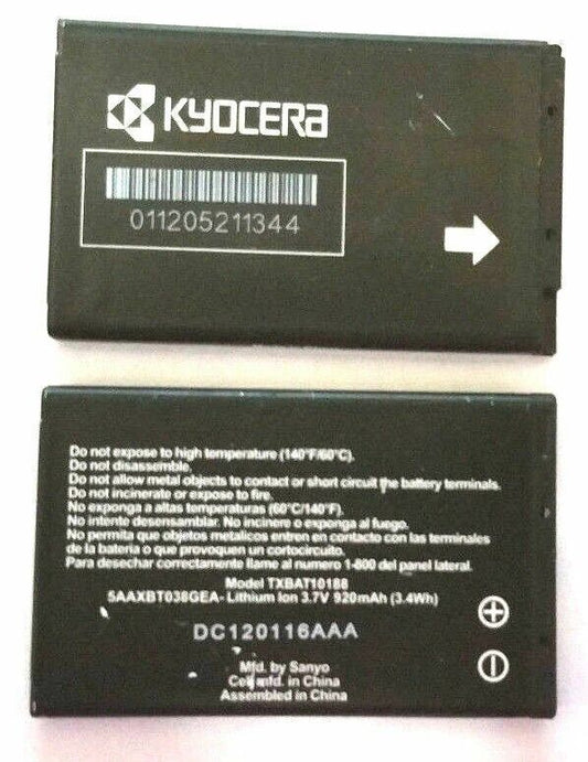 Battery TXBAT10188 920mAh 3.7V For Kyocera S2100 Luno Brio S3015 Presto S