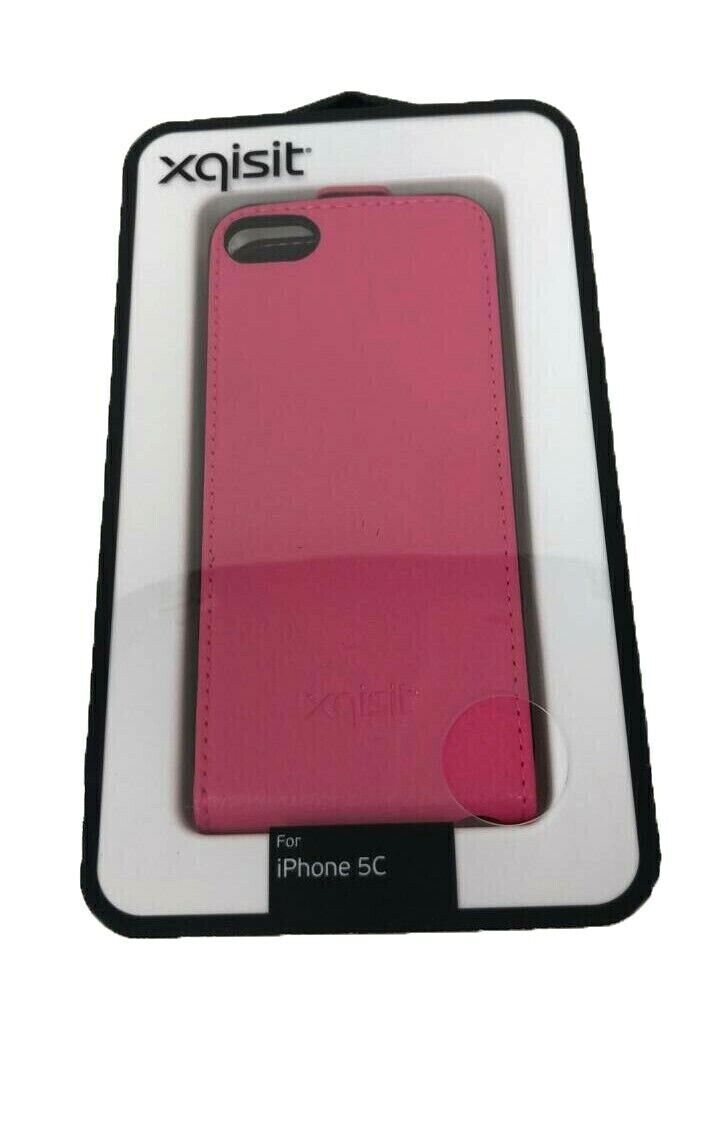 Xqisit Leather Pink Case for iPhone 5C 5S SE 1st Gen Protective Back Cover