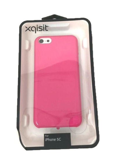 XQISIT Hard Cover for Apple 5C 5S SE 1st Gen Shockproof Case Glossy Pink