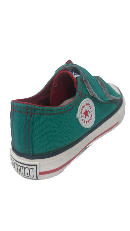 Canvas Sneakers Chuck Casual Shoes Green Red Shoes for Kids US 11 EU 28