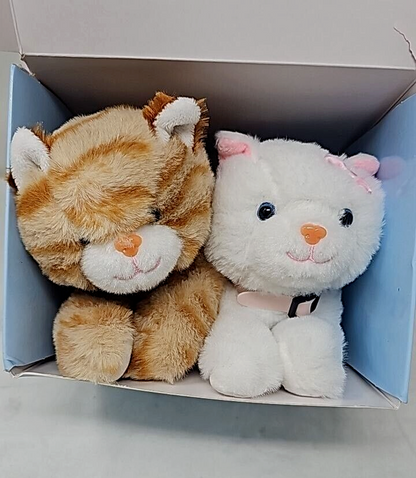 Infloatables Adopt a Snuggle Pal Cat Stuffed Animals 2 Baby Cat Plushies Cuddly