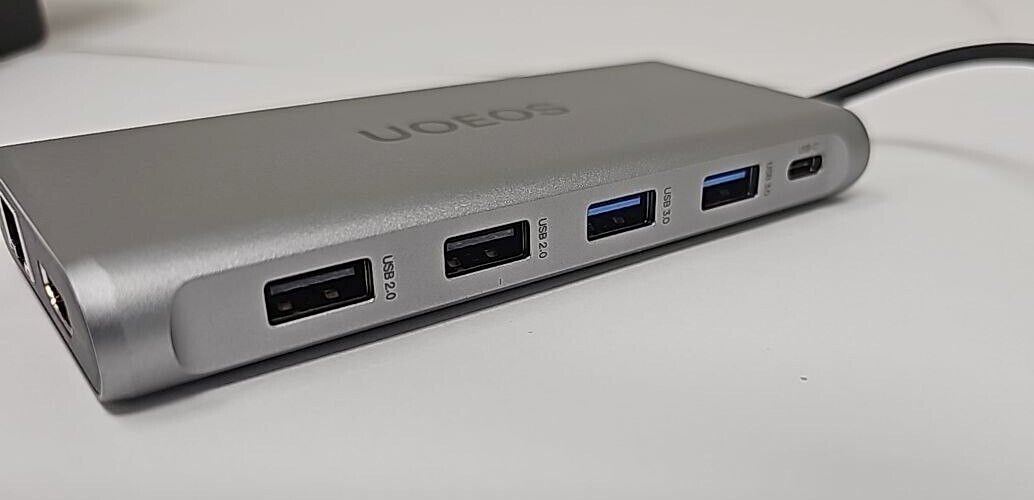 UOEOS 12 in 1 Docking Station USB C Hub Multiport Adapter for Laptop Macbook