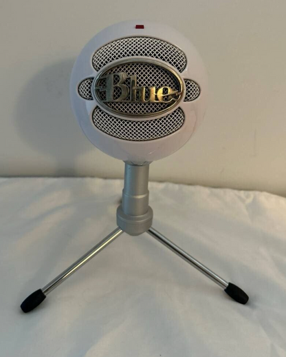 Blue Snowball iCE USB Microphone Condenser for Recording & Streaming White