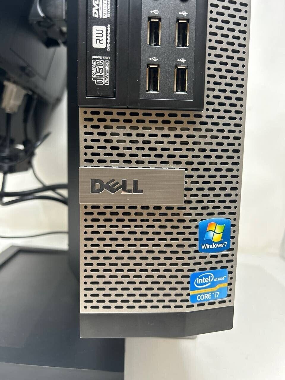 Dell OptiPlex 790 Intel Core i7 Desktop PC Computer with 14" Monitor Speaker