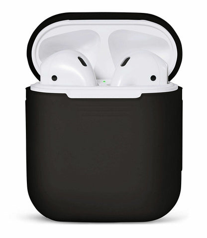 Case For Apple AirPod 1rst 2nd Generation Charging Case Silicone Protector Black