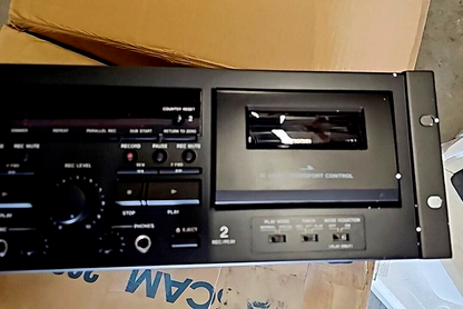 Tascam 202MKVII Cassette Deck Player Rackmount with USB Port Mic 22W READ