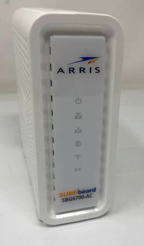 Arris SURFboard SBG6700AC Cable Modem WiFi AC1600 Router DOCSIS 3.0 White OEM