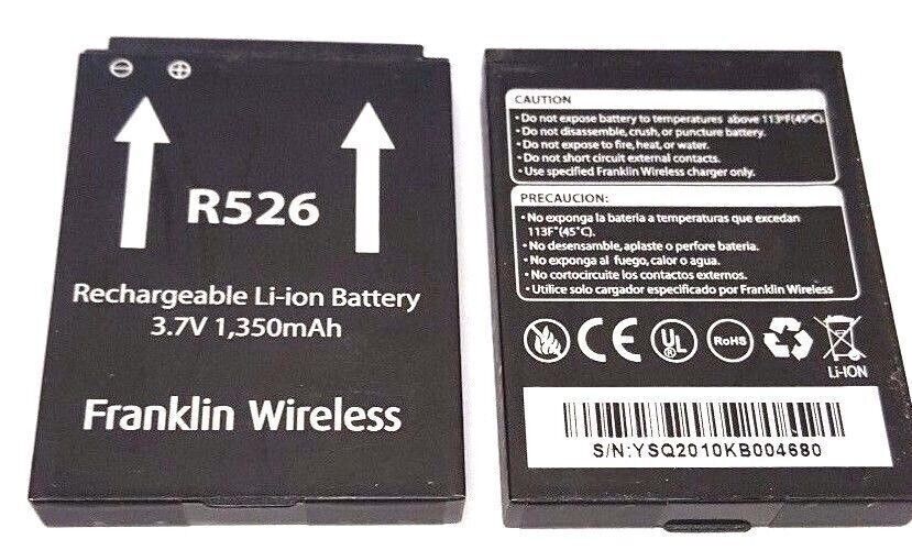 Battery For Franklin Wireless R526 R526A R536 YSQ2010KB004680 1350mAh