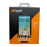 Alcatel Pixi 7 8GB Tablet 7in Display WiFi 4G LTE Quad Core 5 MP Boost Mobile