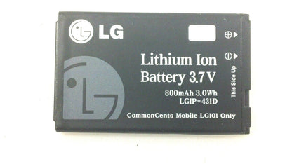 Battery Replacement LGIP-431D 800mAh For LG 101 102