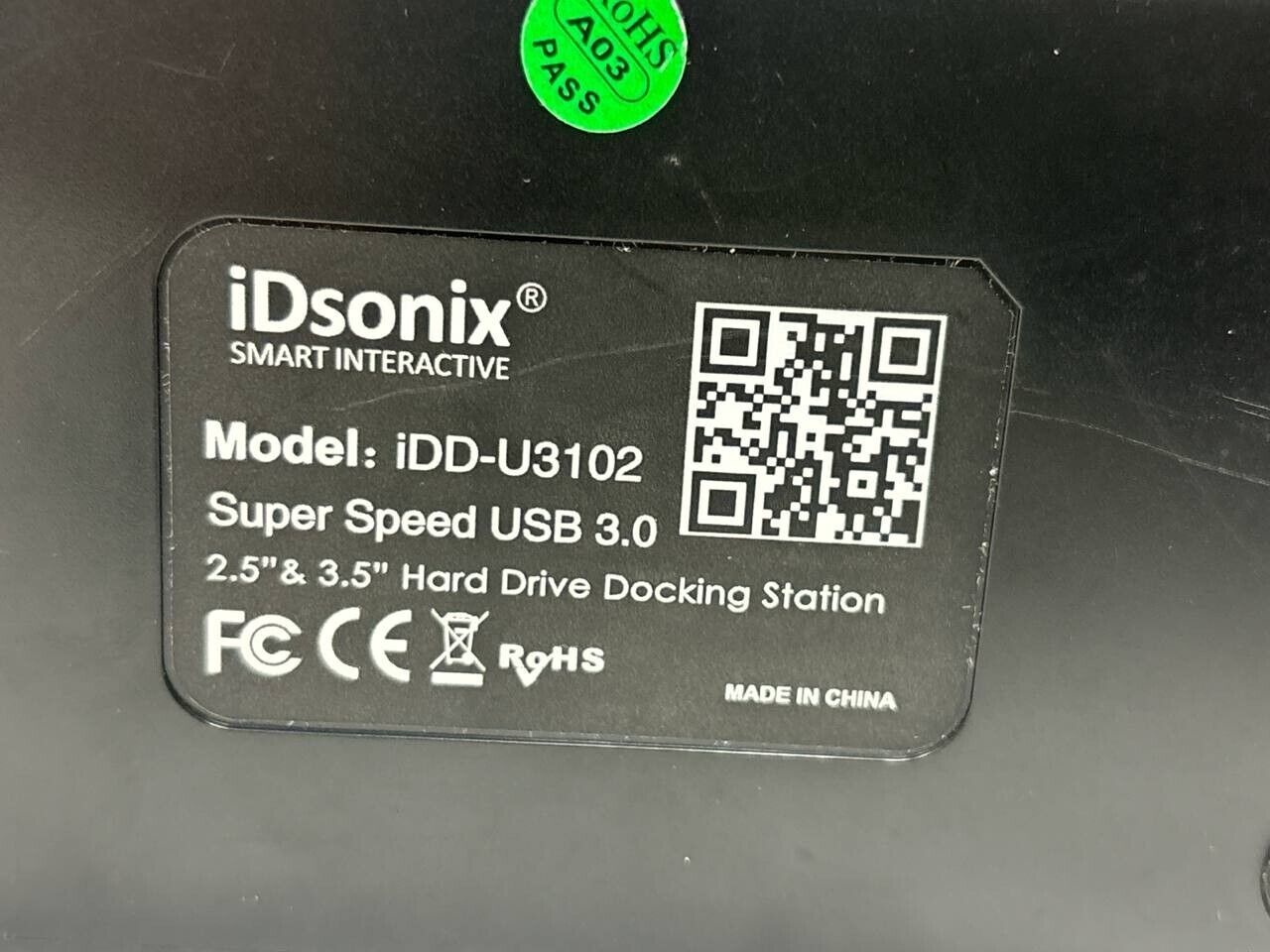 iDsonix Super Speed USB C 3.0 2.5" & 3.5" Hard Drive Docking Station Plugable