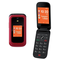 IRIS Flip Consumer Cellular Senior Phone 4G LTE WiFi Bluetooth USB-C 5MPCamera