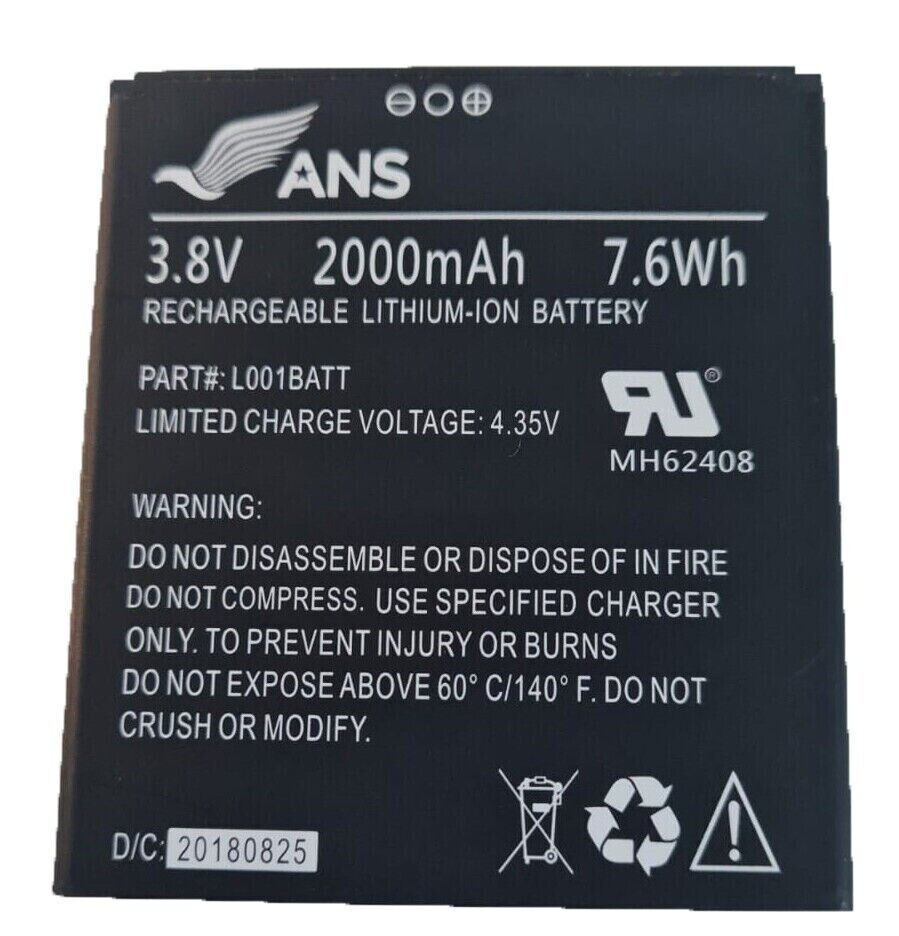 Genuine Battery L001BATT For Ans L50 Assurance Phone 3.8V Replacement 2000 mAh