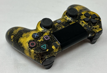 AimControllers Joystick FOR PS4 Slim Dual Shock Controller Digi Camo Gold 4 Pad