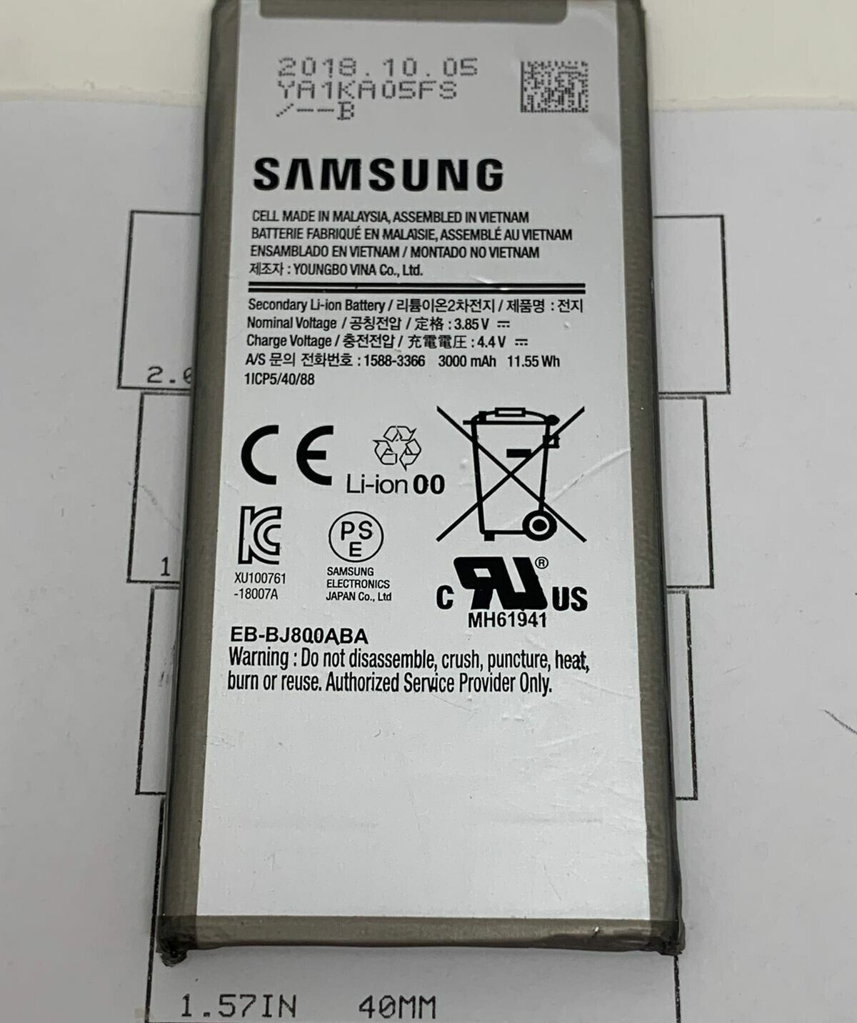 Battery EB-BJ800ABA ABE For Samsung Galaxy J6 SM-J600G J8 A6 SM-A600 A600T A600A