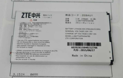 Battery LI3827T43P3H544780 For ZTE 303ZT 306ZT 305ZT MF975U MF975 ZEBAU1