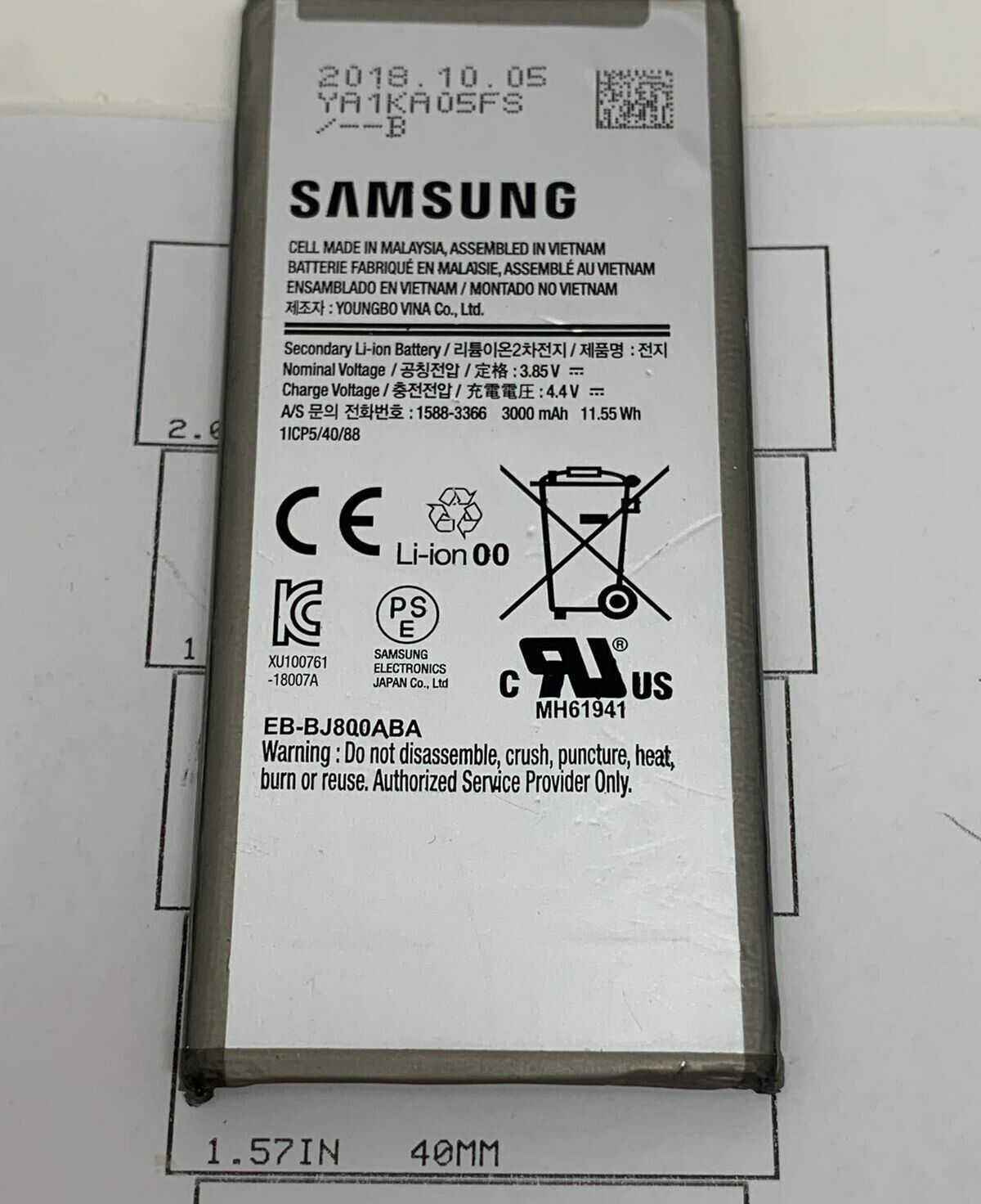 Battery EB-BJ800ABA ABE For Samsung Galaxy J6 SM-J600G J8 A6 SM-A600 A600T A600A