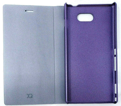 Purple Xqisit Folio Case Viskan Fits Sony Xperia M2 Book Folio Cover Original