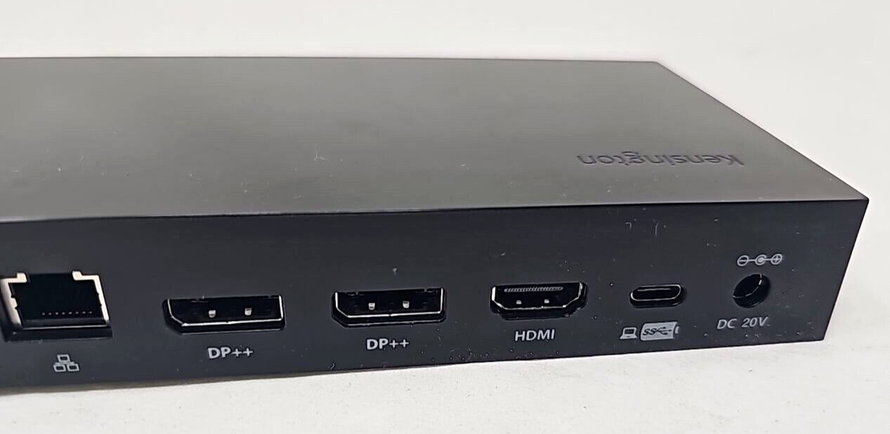 Kensington SD4820P Driverless Docking Station USB-C Hub USB Dual Video 60W