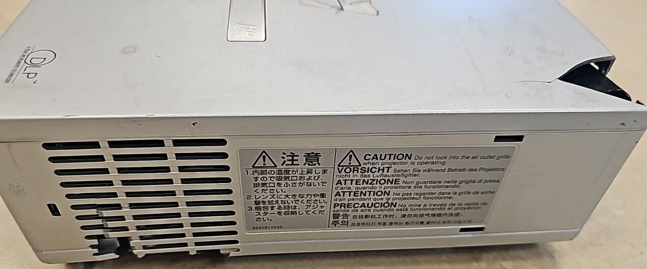 Mitsubishi HC3000 Theater Projector DLP High Definition 1000 Lumens READ