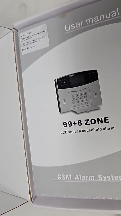 D1D9 Home Burglar Security Alarm System Wireless phone Control Kit 8 Zone BASIC