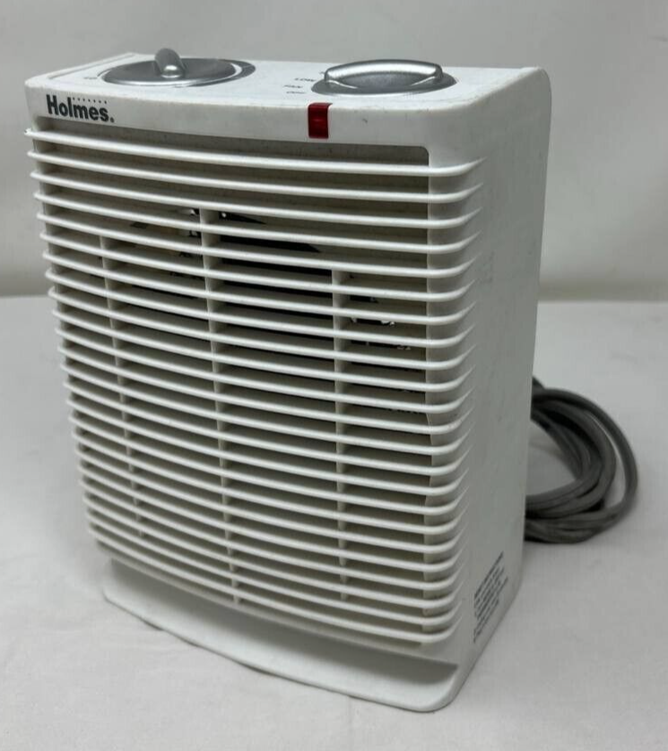 Holmes Portable Desktop Heater Fan Thermostat Indoor and Cool Touch Housing