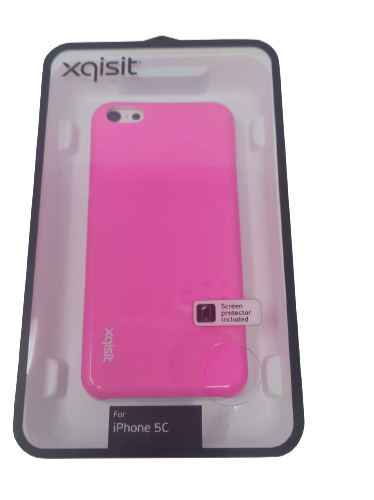 Xqisit Back Case for Apple iPhone 5C Hard Protective Cover Fucsia Pink