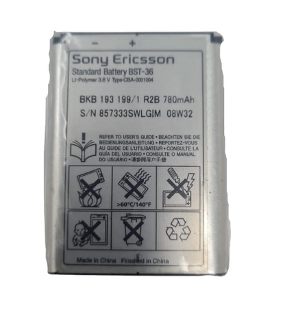 Battery BST-36 For Sony Ericsson J300 K310 T270 w200 W902 Z310 Z550 T280 K510