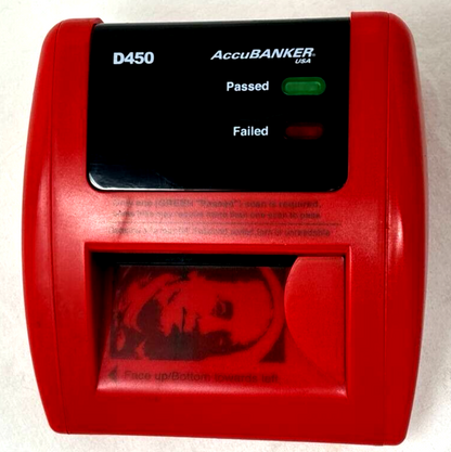 AccuBANKER D450 Bleached Bills Auto Detector Money USD Infrared Checker Machine