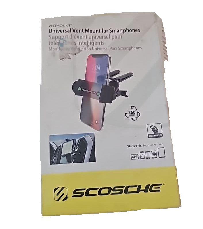 Scosche Universal Vent Mount 360 Rotation for Vehicles iPhone Samsung Motorola