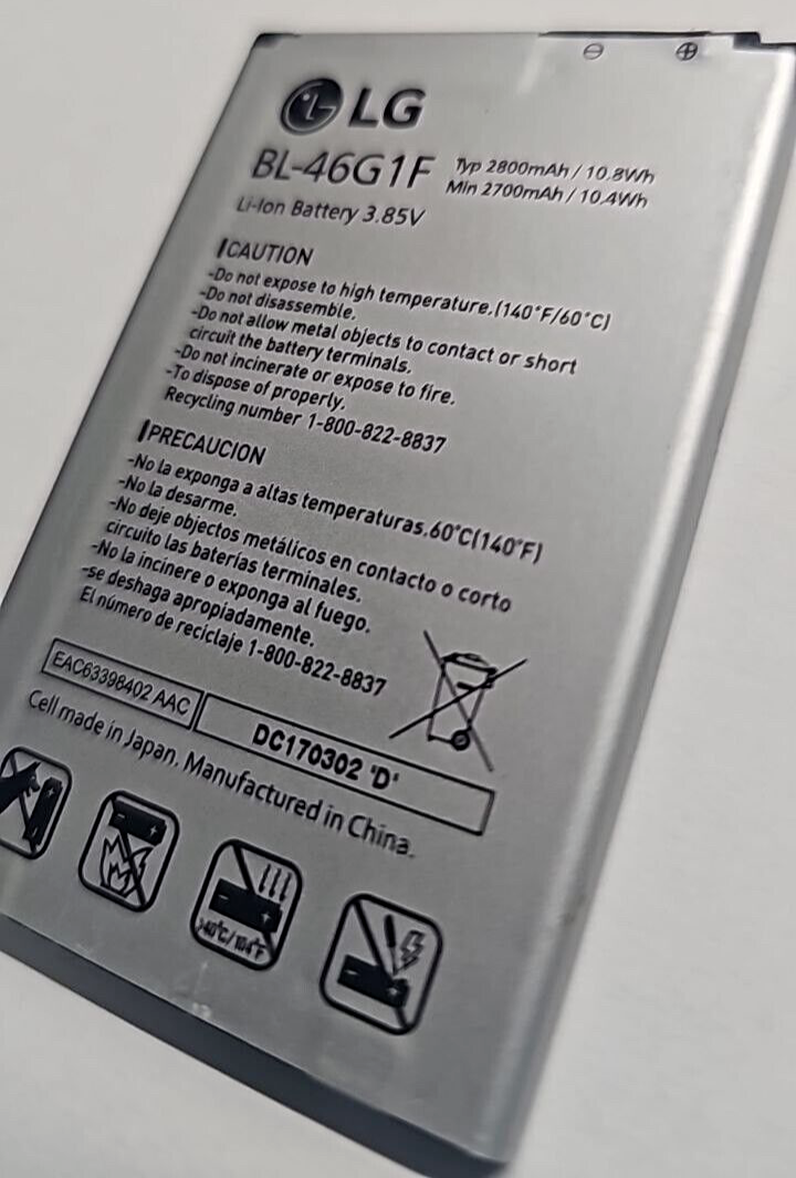 Battery BL-46G1F for LG K10 2017 K20 Plus LV5 M250 2800mAh OEM