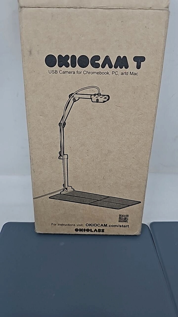 Okiolabs Okiocam T Document USB Camera 11" x 17" for Chromebook PC Mac Laptop