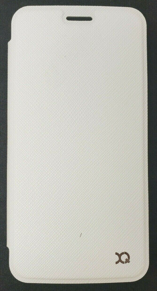 XQISIT Flap Hard Case Adour Folio Book Cover  Clear Back for LG G5 Original