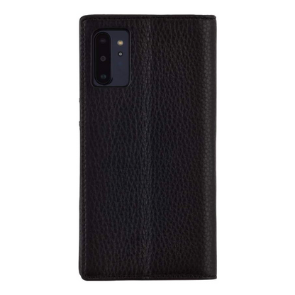 Case Mate Leather Wallet Folio Cover for Samsung Galaxy Note 10 Black SM-N970